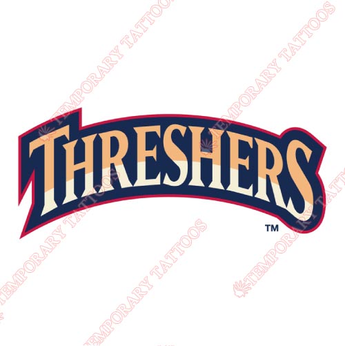 Clearwater Threshers Customize Temporary Tattoos Stickers NO.7887